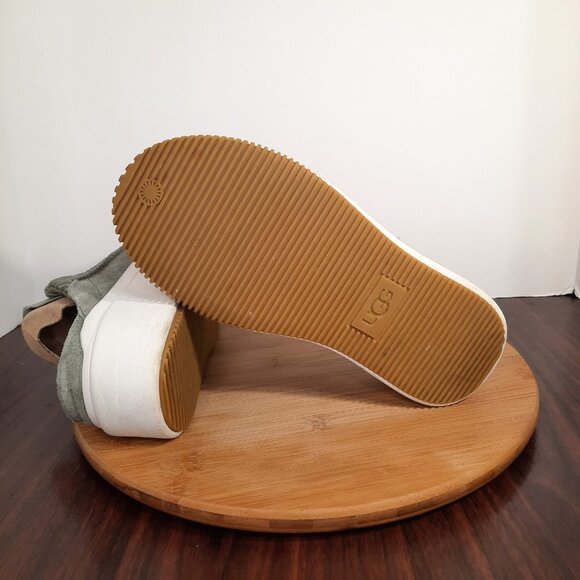 UGG Ez Duzzit Womens Size 6.5 Shoes Shaded Clover Suede Platform Mule Sneakers - Picture 8 of 10